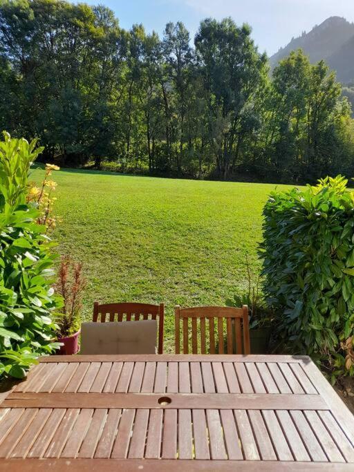 Appartamento Rez De Jardin / Pieds Des Pistes Bernex Esterno foto